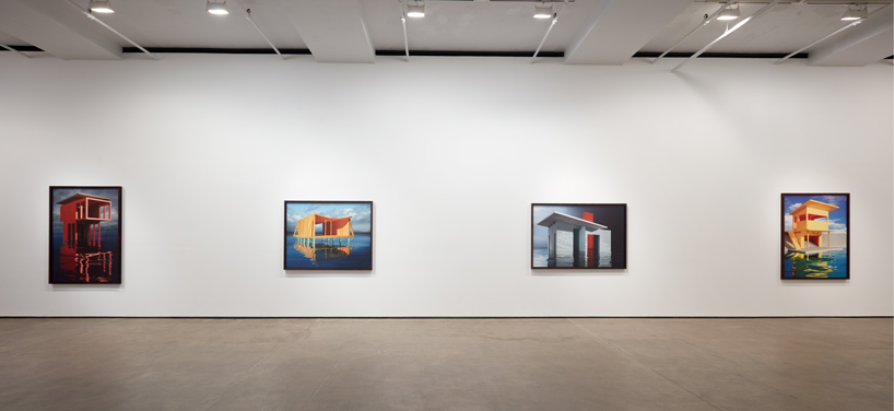 james casebere constructs and photographs a speculative future 'on the water's edge'