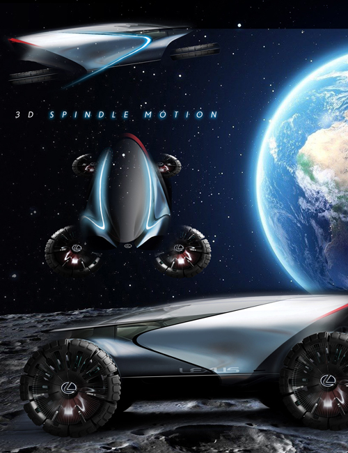 lexus designs space vehicles for humans on the moon