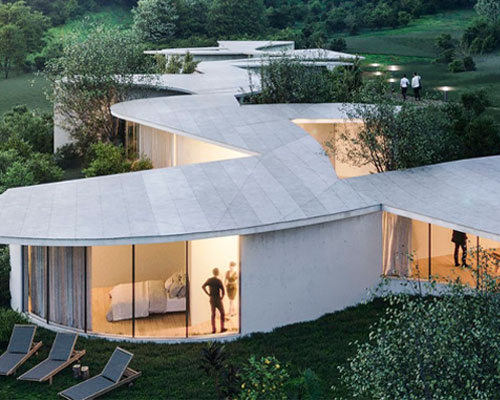 paul kaloustian envisions mountain retreat to blend into the landscape of armenia