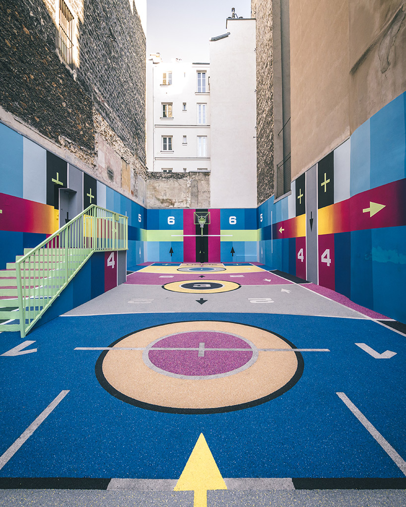 pigalle court in paris gets 2020 refresh with gaming-inspired