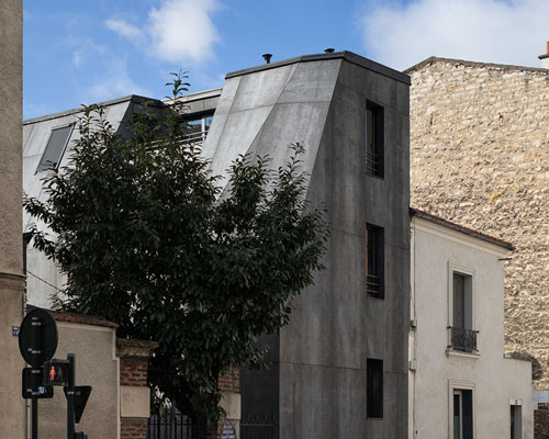 tectone crafts a monolithic concrete volume for a residential renovation in france