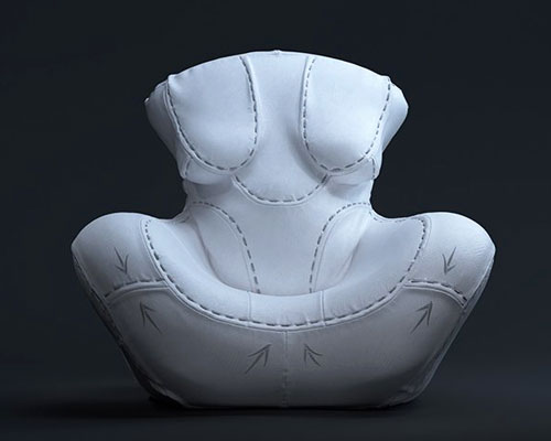 the 'plastic surgery of furniture' reinterprets gaetano pesce's famous armchair 