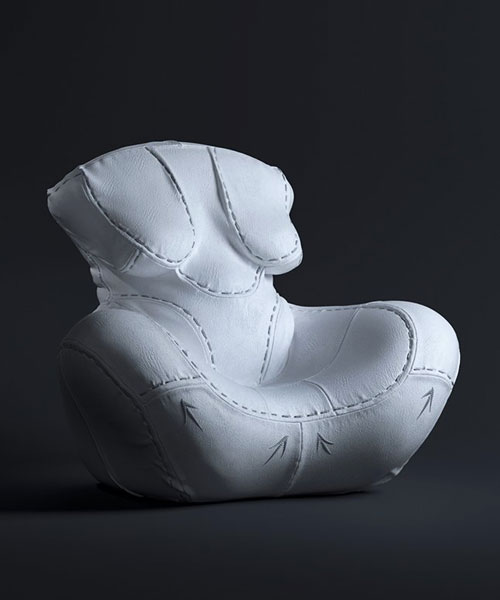 the 'plastic surgery of furniture' reinterprets gaetano pesce's famous armchair 