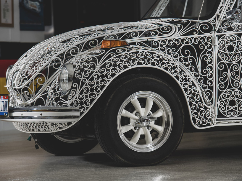 A Wrought Iron Volkswagen By Rafael Esparza Prieto