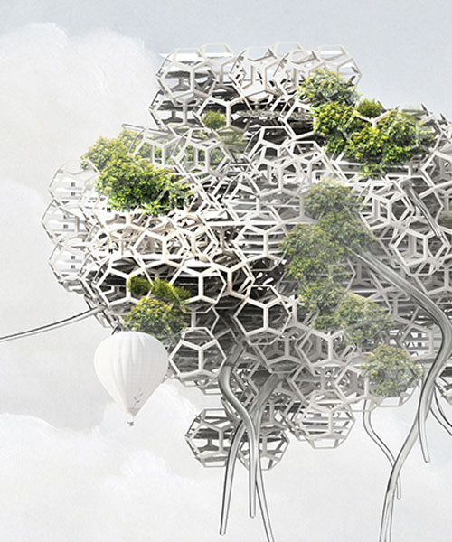 XTU imagines living in the clouds to escape polluted air and an uninhabitable earth 