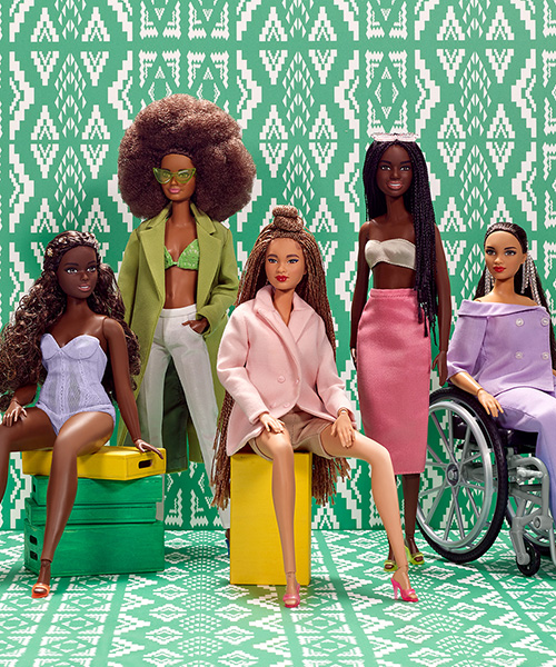 barbie collaborates with stylist shiona turini to celebrate black beauty