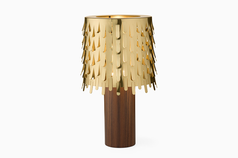 Jacaranda strawberry red brass table lamp – ilbronzetto