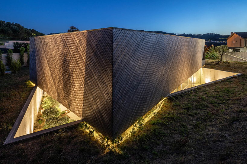 REM’A subtracts geometric cuts from landscape of portugal with casa A