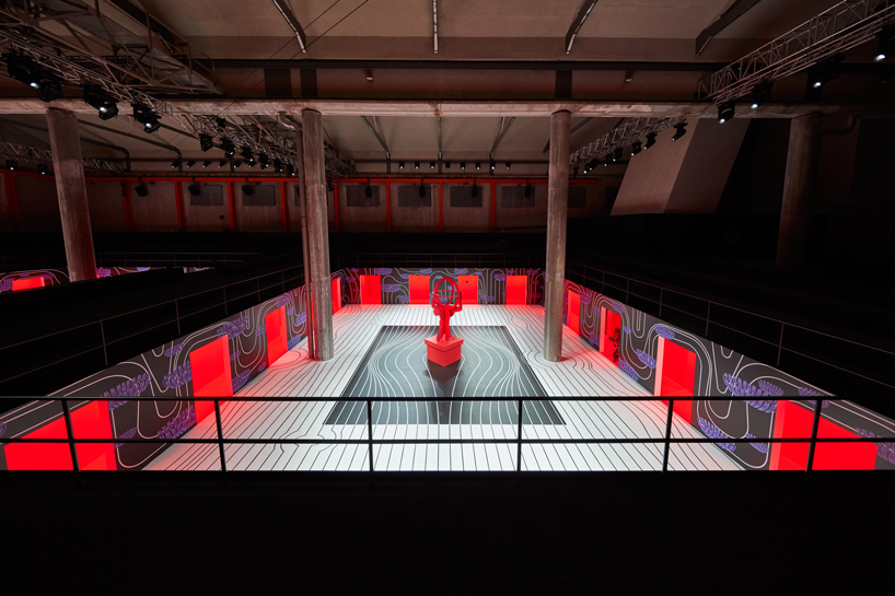 AMO designs piazzas for prada’s 2020 fall/winter womenswear show