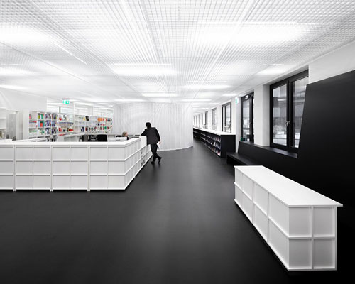 andreas schuring designs a monochromatic library for cologne university