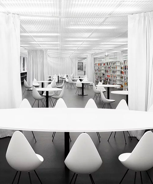 andreas schuring designs a monochromatic library for cologne university