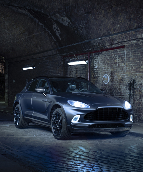 aston martin unveils DBX SUV with layers upon layers of carbon fiber