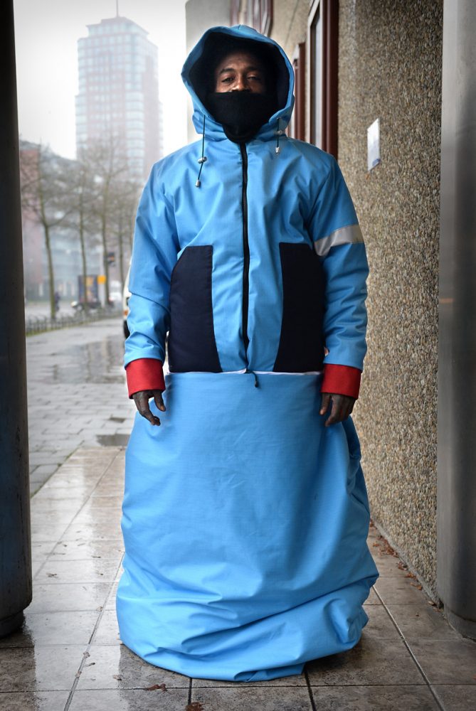 bas timmer's sheltersuit offers a portable, durable shelter for the ...