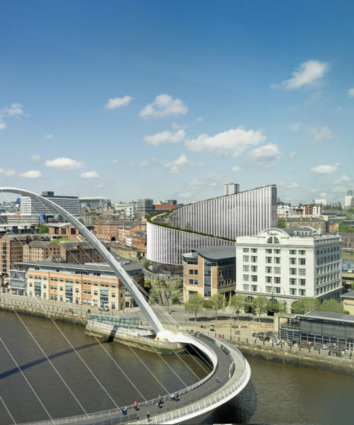 bjarke ingels group plans 'no. 1 quayside' office building for newcastle