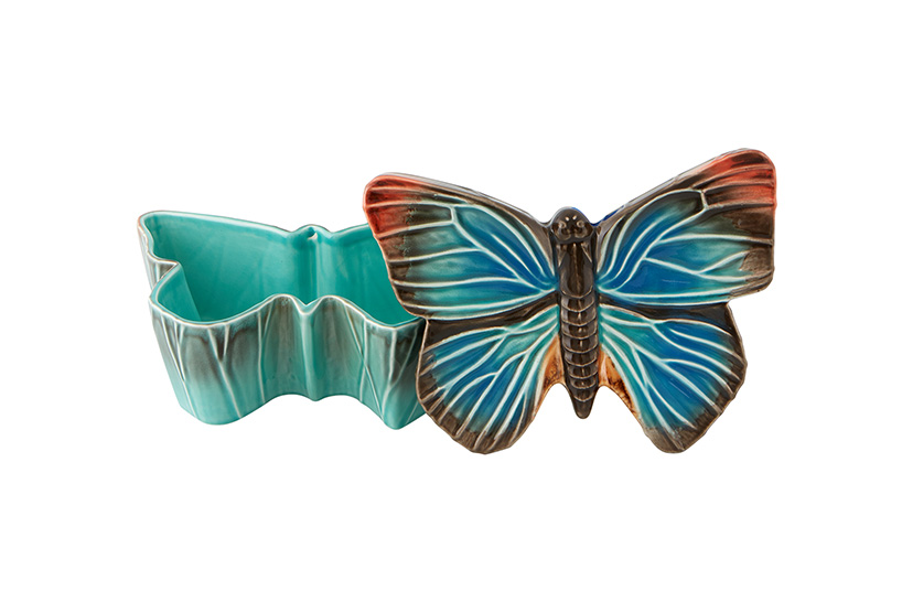 By Claudia Schiffer Cloudy Butterflies salad bowl in multicoloured