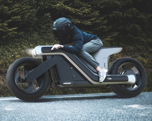 electric delivery motorcycle