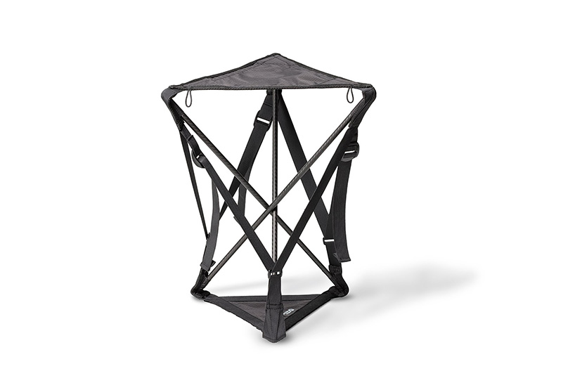 lightweight and compact, the FR-chair by field records is perfect for outdoor activities