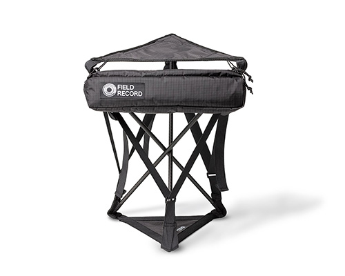 lightweight and compact, the FR-chair by field records is perfect for outdoor activities
