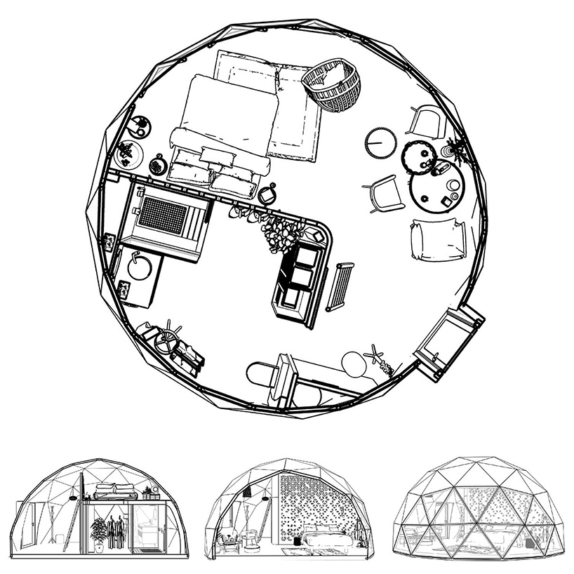 Dôme métal — FUGU® Structures