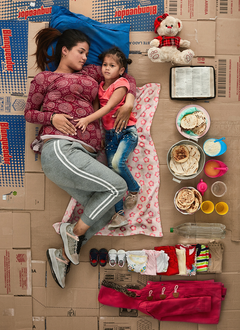 gregg segal portrays venezuelan refugees and what they eat in un-daily bread series