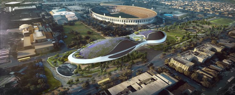 MAD architects' lucas museum takes shape in los angeles