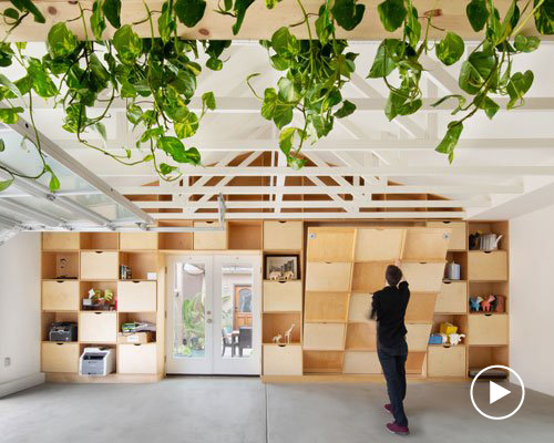 modern granny flat's garage conversion creates a flexible living space in san diego