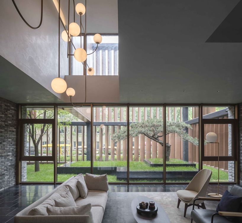 neri&hu forms junshan cultural center in beijing with aluminum cladding designboom
