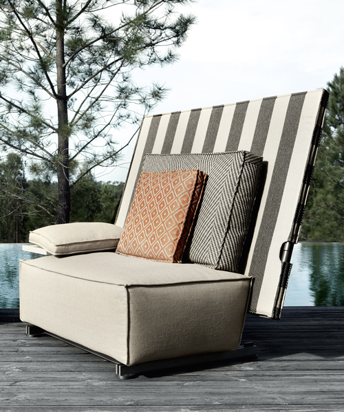 philippe starck designs giant backrests for B&B outdoor furniture collection