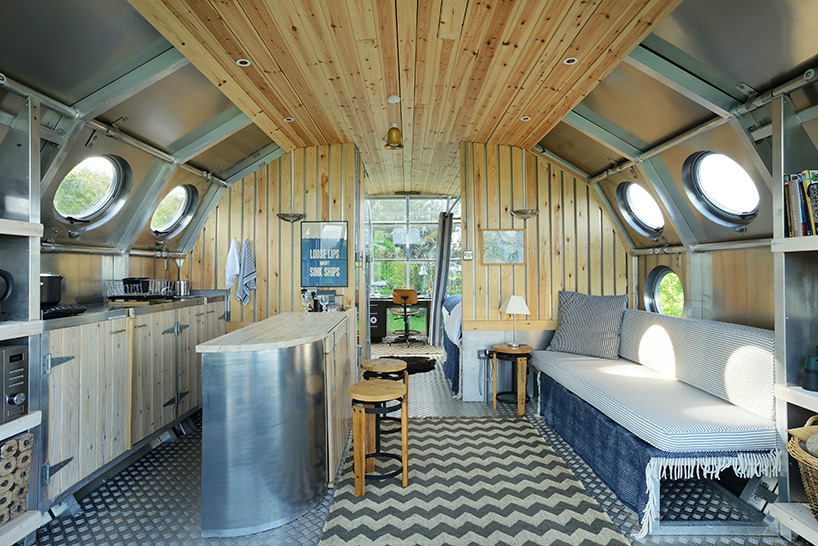 airbnb's latest listing is a double-glazed airship-like cabin in scotland