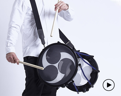 world’s first electronic taiko drum transforms centuries of japanese percussion