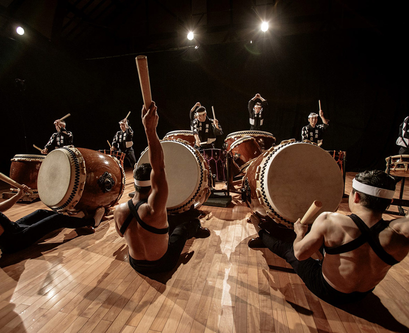 world’s first electronic taiko drum transforms centuries of japanese