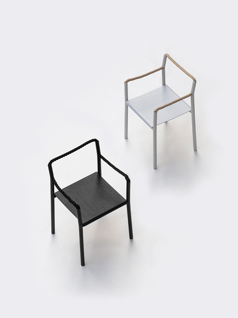 ronan＆erwan bouroullec的artek绳索椅可激发姿势的创造力