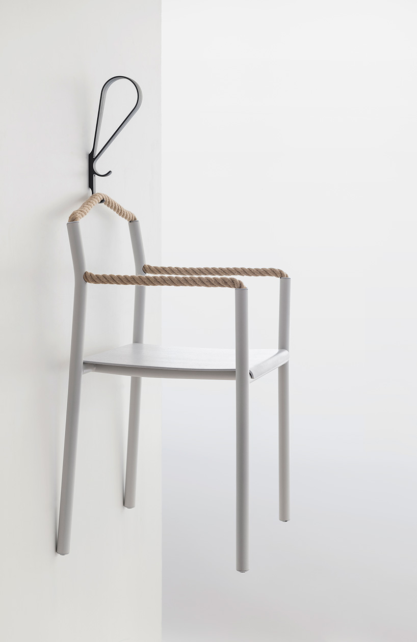 ronan＆erwan bouroullec的artek绳索椅可激发姿势的创造力