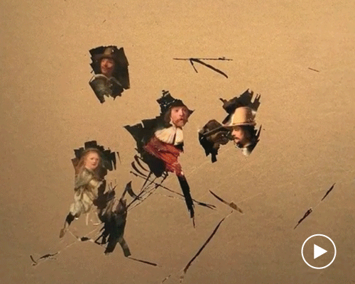 scratch-off postcards by soltani+leclercq reveal instant artwork from the rijksmuseum