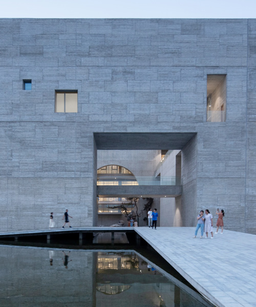 shou county culture and art center by studio zhu pei comprises multiple internal courtyards