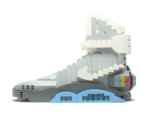tom yoo reveals his blueprint behind his LEGO sneaker sculptures