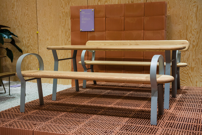 Vestre Displays Urban Furniture On Stand Of Low Waste Reusable
