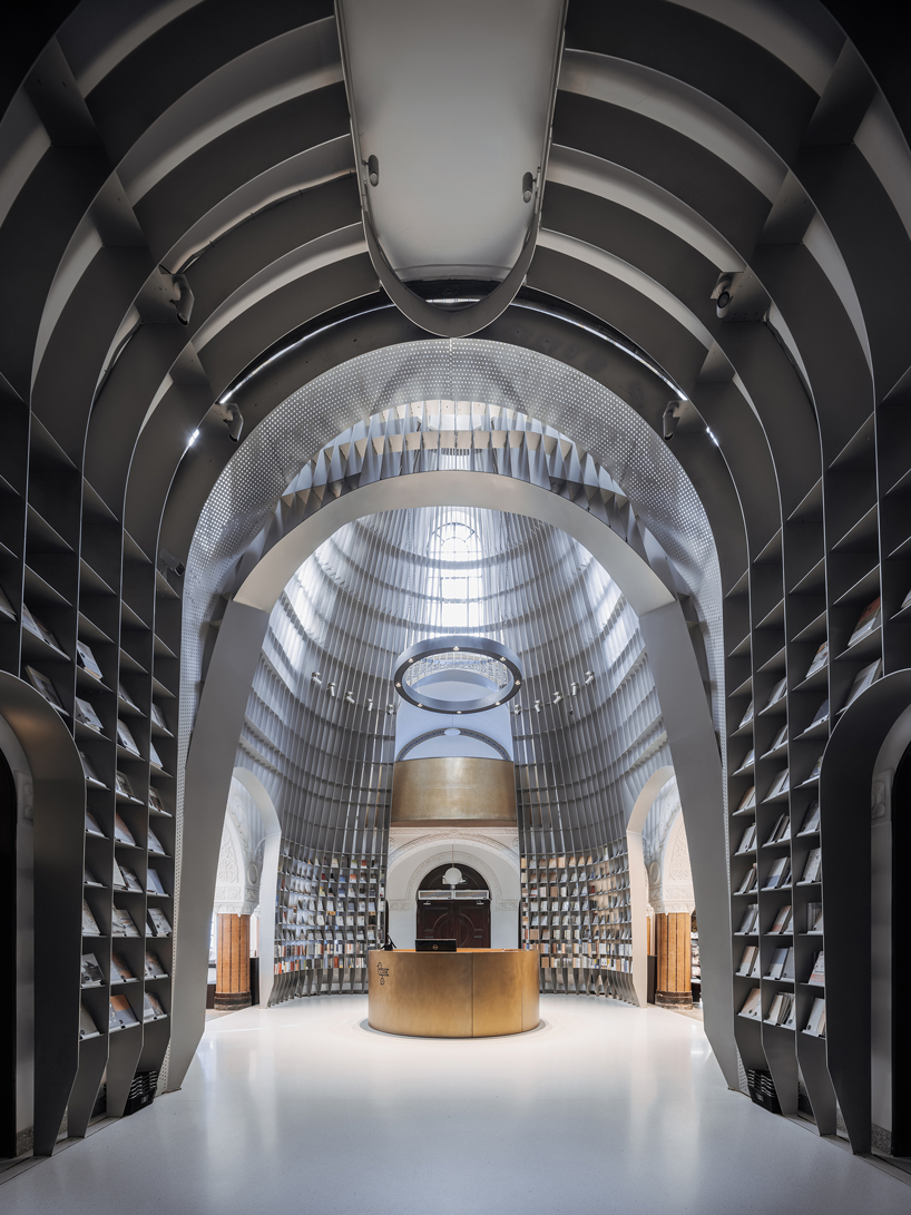 wutpoia lab builds a 'church in a church' for sinan books poetry store in shanghai designboom