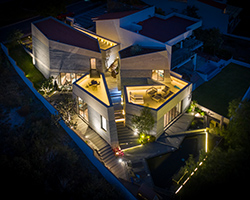 rojkind arquitectos echoes the rocky landscape of mexico with its amanali house