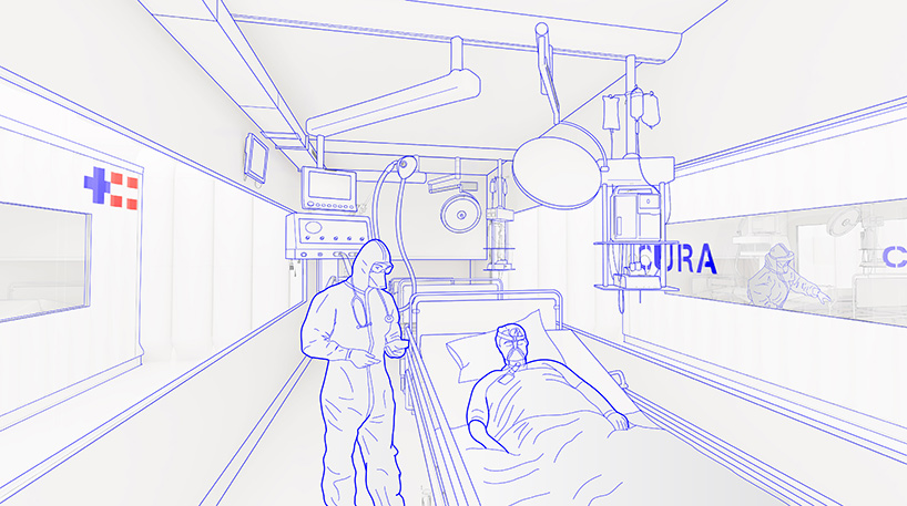 CURA proposes to transform shipping containers into emergency COVID-19 hospitals