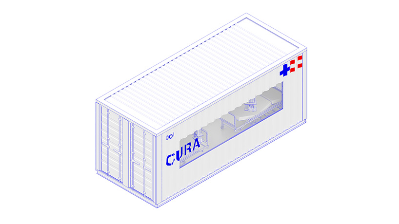CURA proposes to transform shipping containers into emergency COVID-19 hospitals