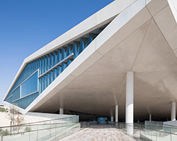 photographer vincent hecht takes to doha to document OMA's qatar national library