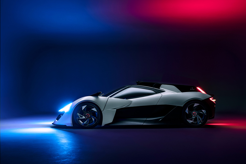 apex unveils long-range electric super car with futuristic monocoque