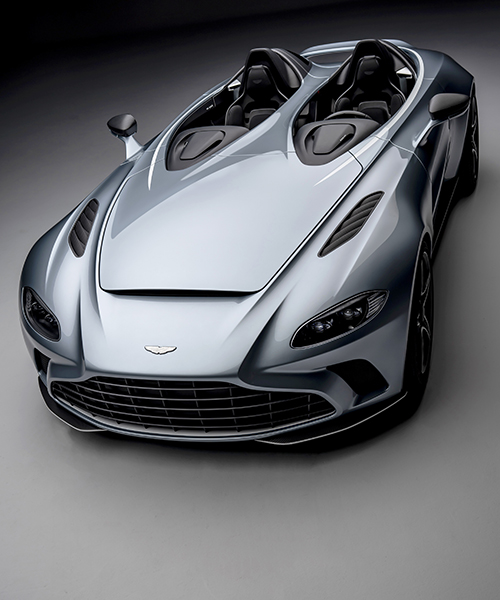 aston martin V12 speedster supercar debuts with no roof or windshield