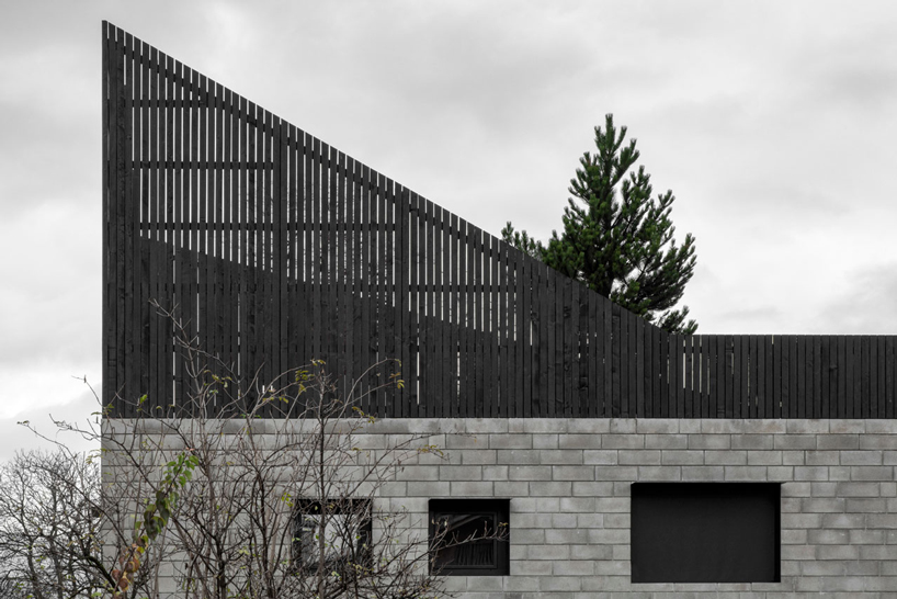 bergmeisterwolf architekten tops house with roof resembling the mountains of northern italy