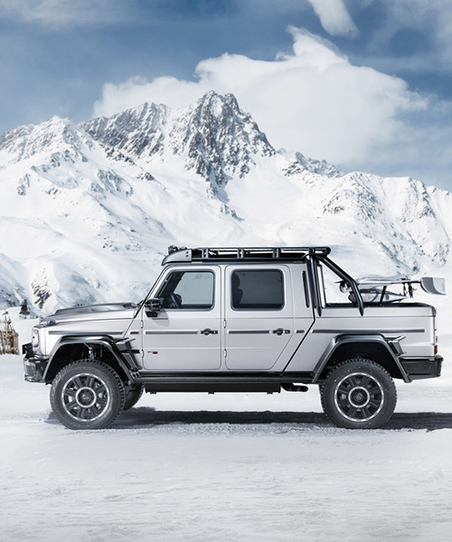 the brabus 800 adventure XLP is a mercedes-AMG G63 turned into powerful pickup truck
