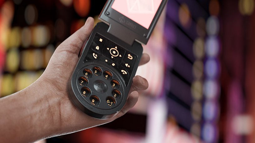 a world where number pads are replaced by rotary dials, envisioned by CAMFRAE
