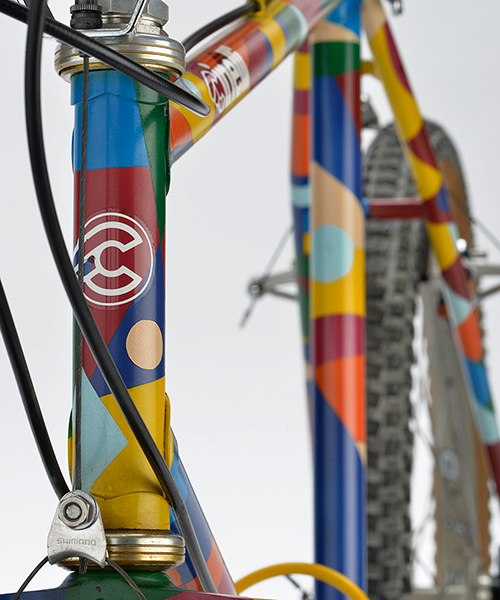 antonio colombo's show celebrates the relationship between art, bikes & italian metallurgy