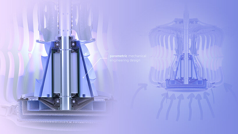 dassault systemses exemplifies eco-design with e-flow air purifier-plus-chandelier