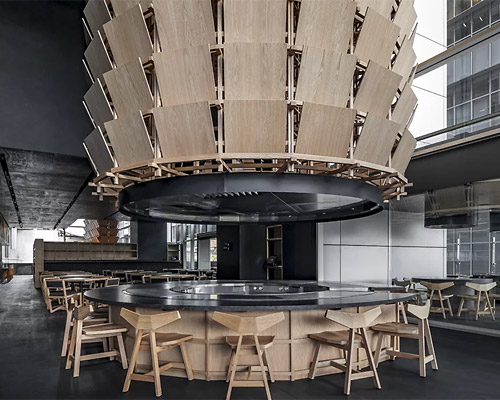 esrawe studio references samurai armor to design japanese restaurant in mexico city